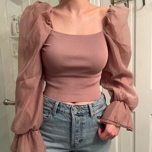 Zara Popplin Top